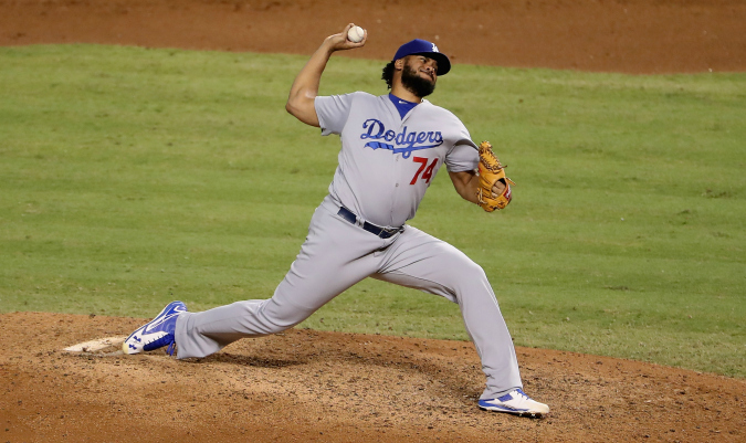 during the MLB game at Chase Field on September 16, 2016 in Phoenix, Arizona.