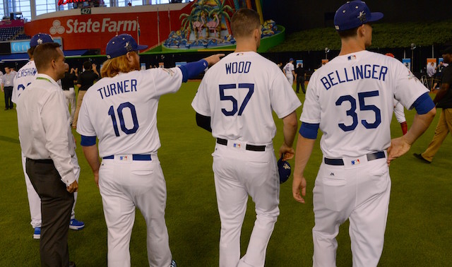 Cody-Bellinger-Clayton-Kershaw-Justin-Turner-Alex-Wood