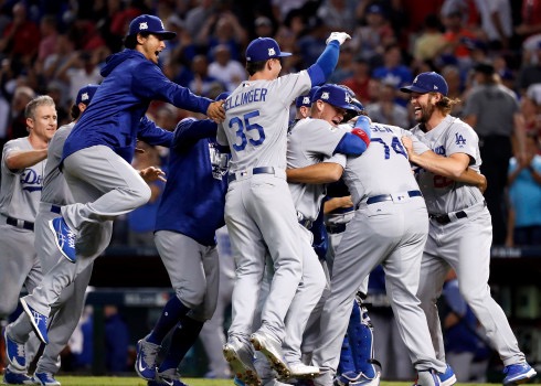 APTOPIX NLDS Dodgers Diamondbacks Baseball